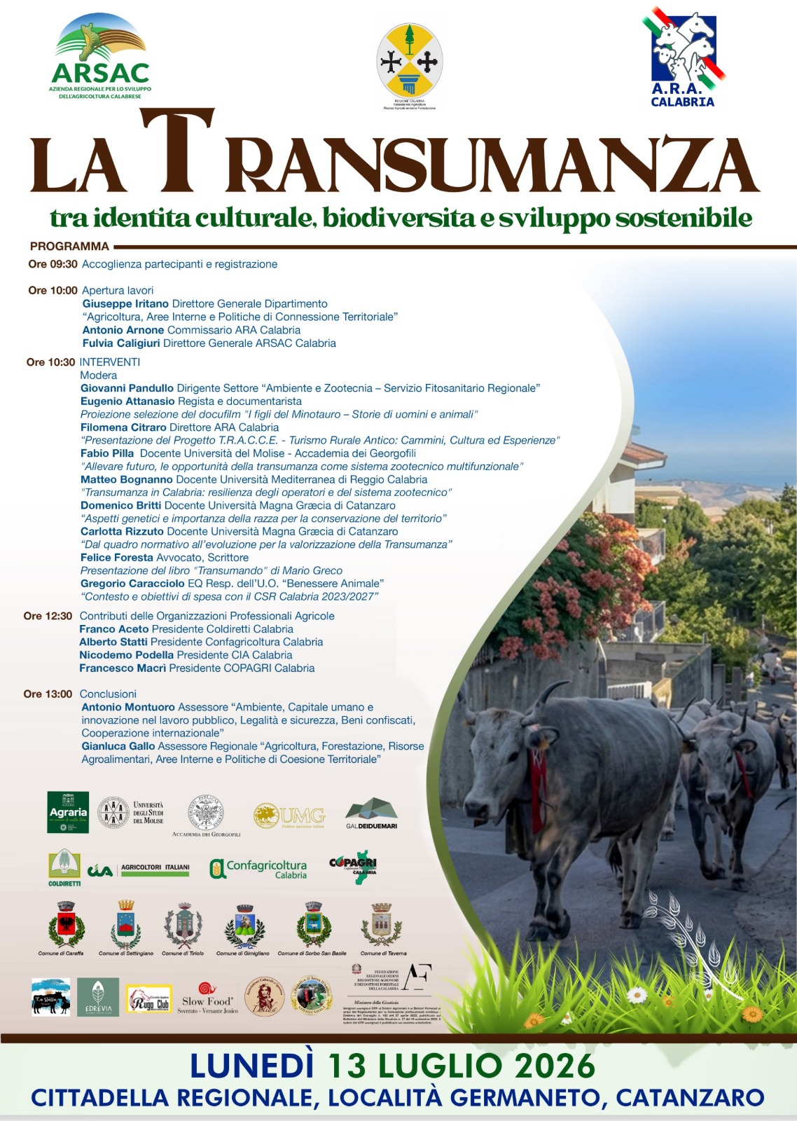 Poster of the conference Transhumance